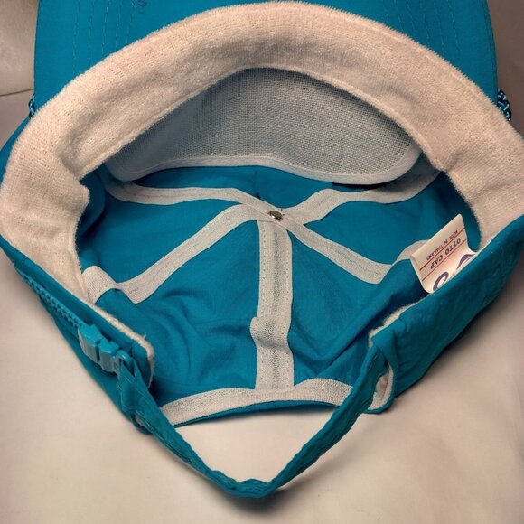 Vintage Brooklyn Freightliner Cap Hat Turquoise Blue Nylon Otto Cap Strap Back - Picture 11 of 14